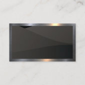 Carte De Visite Arrière - plan Black Waves | Code QR (Dos)