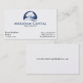 Carte de visite - arrière - plan blanc (Devant / Derrière)