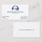 Carte de visite - Arrière - plan blanc (Devant / Derrière)