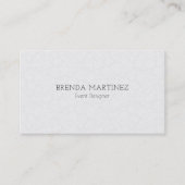 Carte De Visite Arrière - plan blanc Damques (Devant)