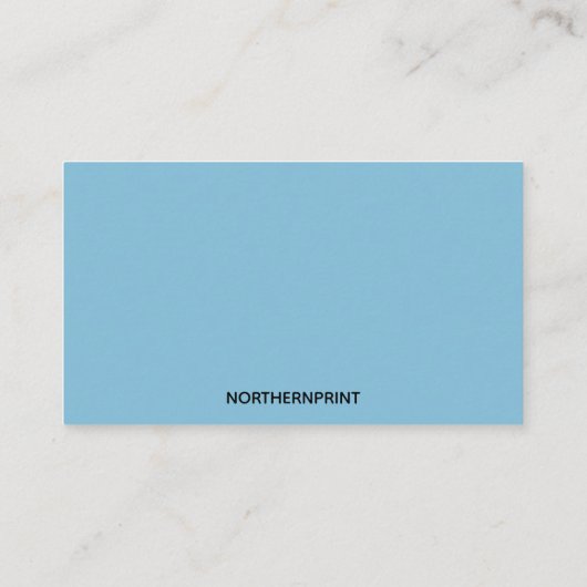 Carte De Visite Arrière - plan Bleu (Dos)