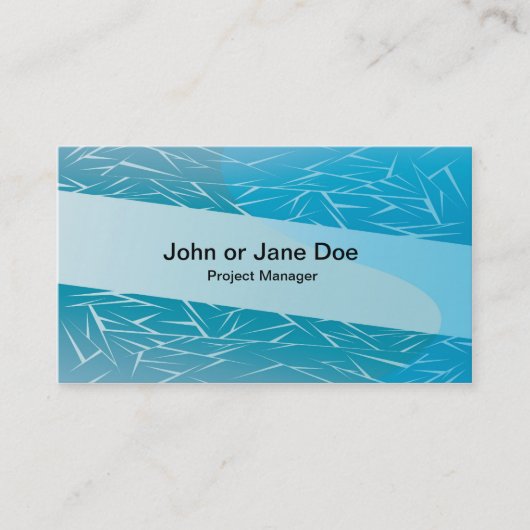 Carte De Visite arrière - plan bleu 5 (Devant)