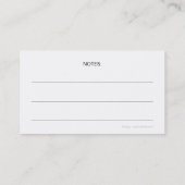 Carte De Visite Arrière - plan bleu-clair de poulet fou drôle de (Dos)