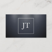 Carte De Visite Arrière - plan bleu foncé avec éclairage (Devant)