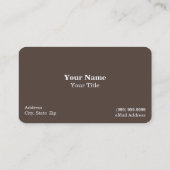 Carte de visite Arrière - plan bois (Dos)