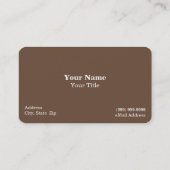 Carte de visite Arrière - plan bois (Dos)