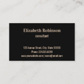 Carte De Visite Arrière - plan bokeh (Dos)