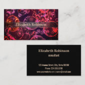 Carte De Visite Arrière - plan bokeh (Devant / Derrière)