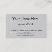 Carte De Visite Arrière - plan - Ciel nocturne et étoiles (Dos)