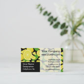 Carte De Visite Arrière - plan citron (Debout devant)