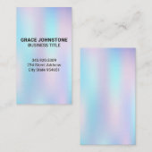 Carte De Visite Arrière - plan coloré Graidents (Devant / Derrière)