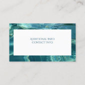 Carte de visite Arrière - plan cool (Dos)