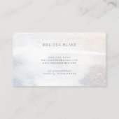 Carte De Visite arrière - plan d'aquarelle délicate (Dos)