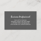 Carte De Visite Arrière - plan d'aquarelle simple (Dos)