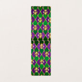 Carte De Visite Arrière - plan de bijoux Mardi Gras (Extérieur déplié)