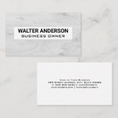 Carte De Visite Arrière - plan de bois (Devant / Derrière)