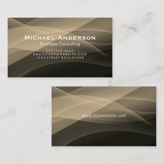 Carte De Visite Arrière - plan de calques Abstraits (Devant / Derrière)