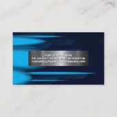 Carte De Visite Arrière - plan de calques bleus Abstraits (Dos)