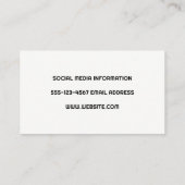 Carte De Visite Arrière - plan de codage vert | Ingénieur techniqu (Dos)