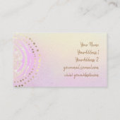 Carte De Visite ・arrière - plan de dégradé violet (Dos)