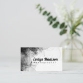 Carte De Visite Arrière - plan de fumée noire 678 (Debout devant)