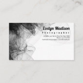 Carte De Visite Arrière - plan de fumée noire 678 (Dos)