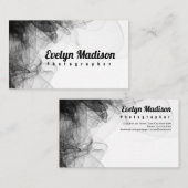 Carte De Visite Arrière - plan de fumée noire 678 (Devant / Derrière)