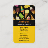 Carte De Visite Arrière - plan de glace (Devant)