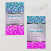 Carte De Visite Arrière - plan de graphique de parties (Devant / Derrière)