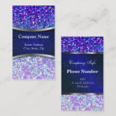 Carte De Visite Arrière - plan de graphique de parties (Devant / Derrière)