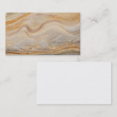 Carte De Visite Arrière - plan de grès - sable, roche en pierre (Devant / Derrière)