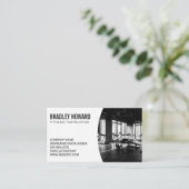 Carte De Visite Arrière - plan de gym (Debout devant)