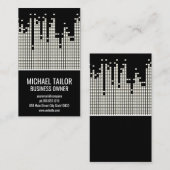 Carte De Visite Arrière - plan de la barre de son Pixel (Devant / Derrière)