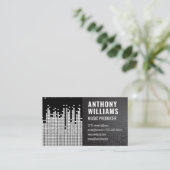 Carte De Visite Arrière - plan de la barre de son Pixel (Debout devant)