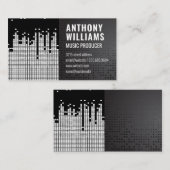 Carte De Visite Arrière - plan de la barre de son Pixel (Devant / Derrière)