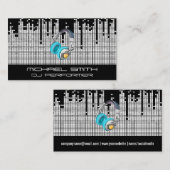 Carte De Visite Arrière - plan de la barre de son Pixel (Devant / Derrière)