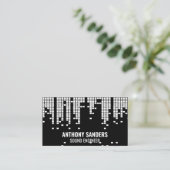 Carte De Visite Arrière - plan de la barre de son Pixel (Debout devant)