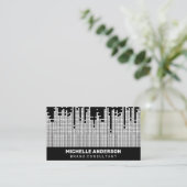 Carte De Visite Arrière - plan de la barre de son Pixel (Debout devant)