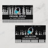 Carte De Visite Arrière - plan de la barre de son Pixel | Tête (Devant / Derrière)