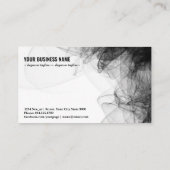 Carte De Visite Arrière - plan de la fumée noire (Dos)