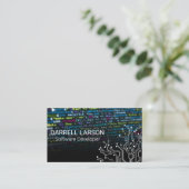 Carte De Visite Arrière - plan de langue de codage | Graphique Noe (Debout devant)