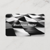 Carte De Visite arrière - plan de l'indicateur À damiers (Devant)