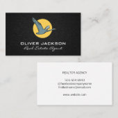 Carte De Visite Arrière - plan de linge de linge d'icône d'oie vol (Devant / Derrière)