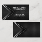 Carte De Visite Arrière - plan de maille de texture métallique Abs (Devant / Derrière)