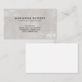 Carte De Visite Arrière - plan de mur texturé (Devant / Derrière)