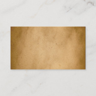Carte De Visite Arrière - plan de papier jaune Brown de parchemin