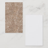 Carte De Visite Arrière - plan de Parties scintillant de Faux Gold (Devant / Derrière)