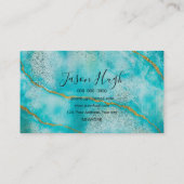 Carte De Visite Arrière - plan de parties scintillant en marbre d' (Dos)