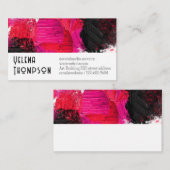 Carte De Visite Arrière - plan de peinture d'art (Devant / Derrière)