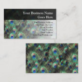 Carte De Visite Arrière - plan de plumes de roche (Devant / Derrière)